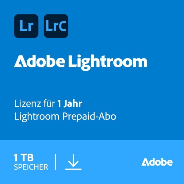 Adobe Lightroom CC 1 TB | für Windows / Mac